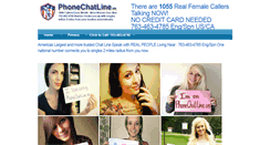 Desktop Screenshot of phonechatline.us